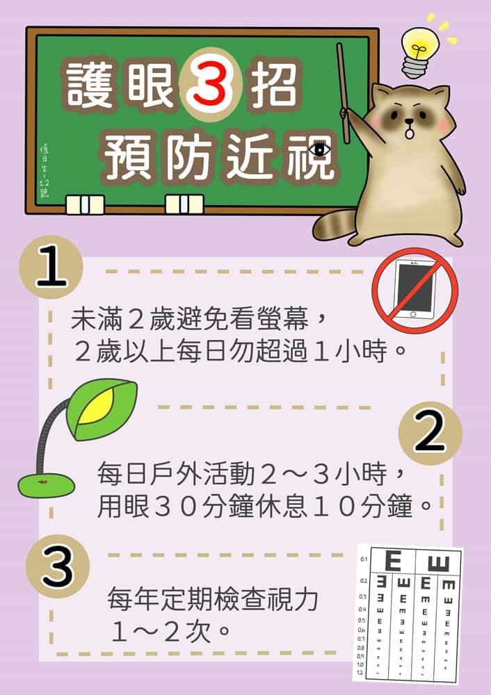 護眼3招 預防近視圖片