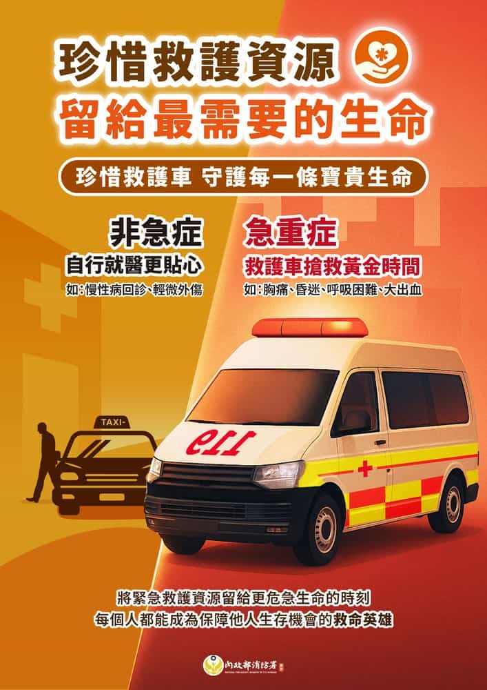 珍惜救護資源 留給最需要的生命圖片