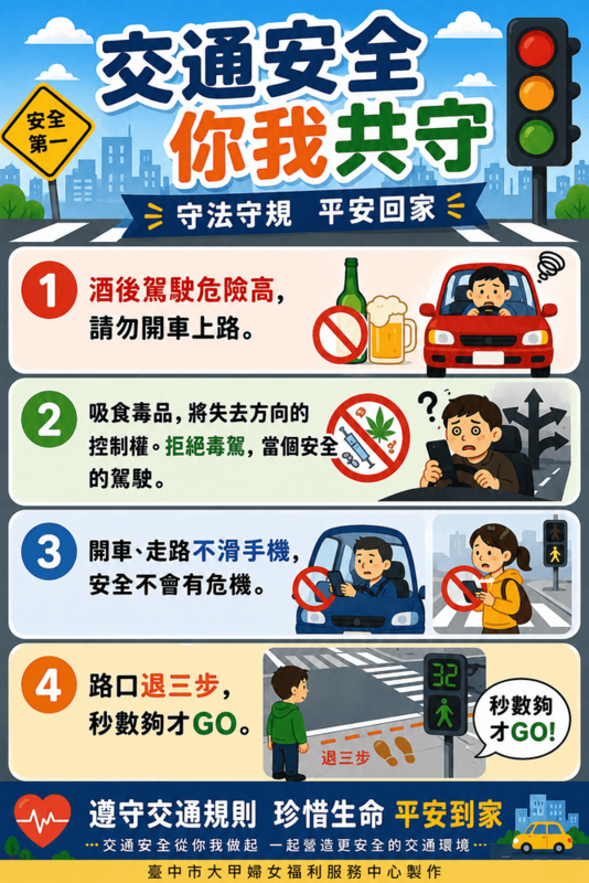 交通安全 你我共守