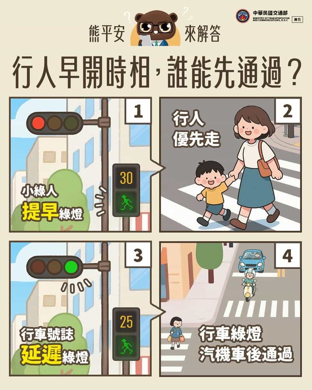 早開讓行人安心走