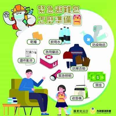 緊急避難包 怎麼準備？