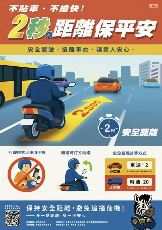 不貼車 不搶快 2秒距離保平安