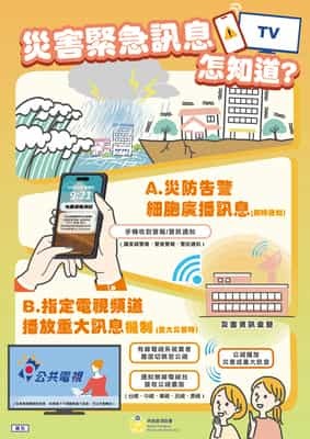 災害緊急訊息 怎知道_