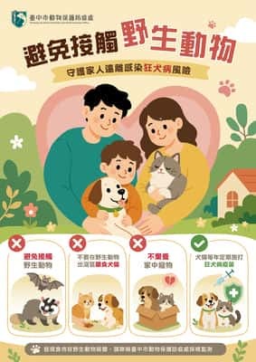 避免接觸野生動物