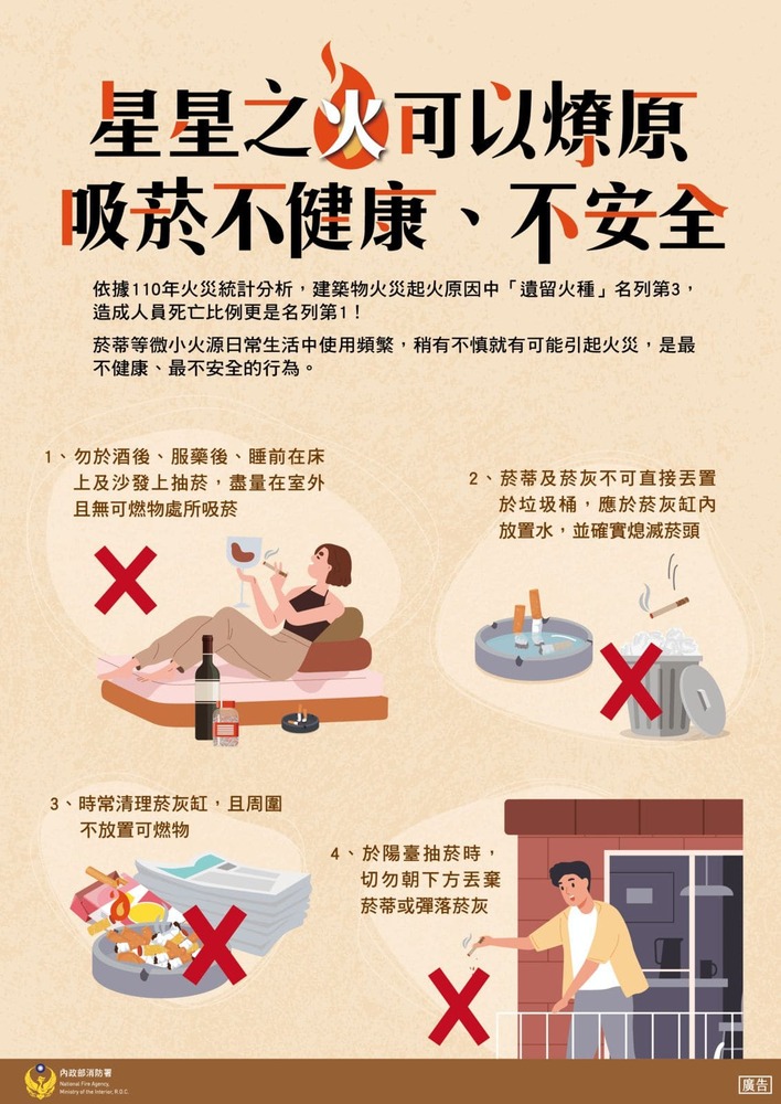 星星之火可以燎原-吸菸不健康、不安全