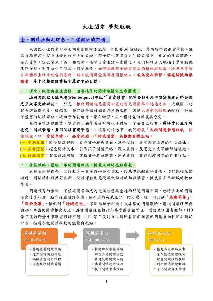 大墩閱讀 夢想啟航 p1